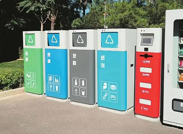 按需定制，無接觸投放鄭州智能垃圾分類箱